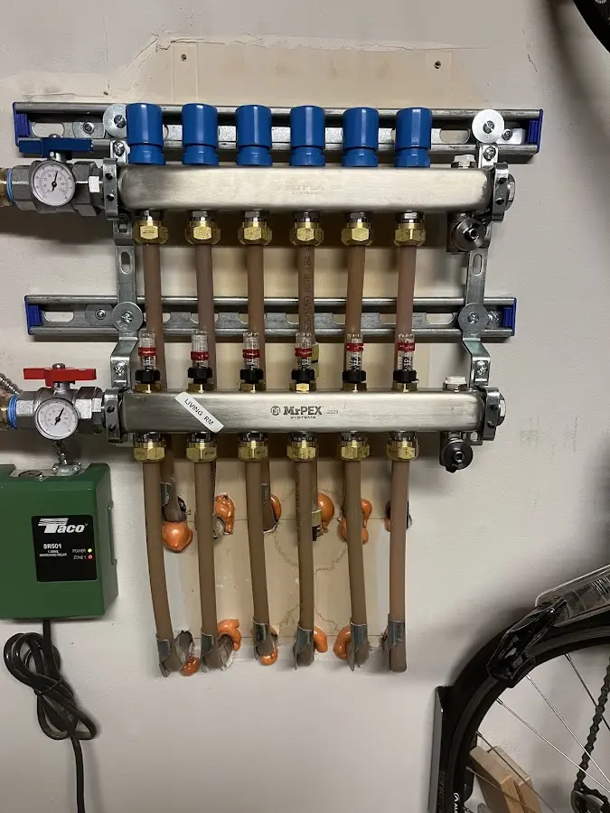 Plumber performing Leak Detection at a residential property in Barnstable Town